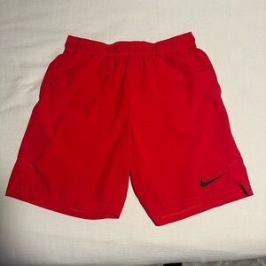 Nike Red Athletic Shorts